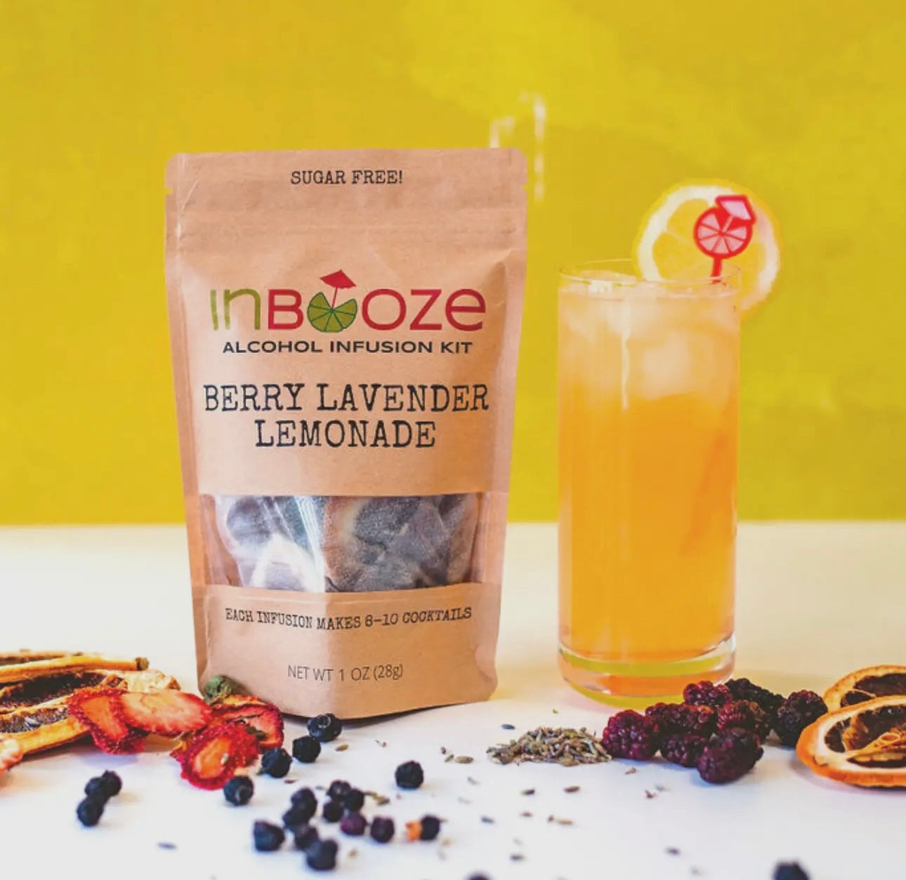 InBooze Berry Lavender Lemonade