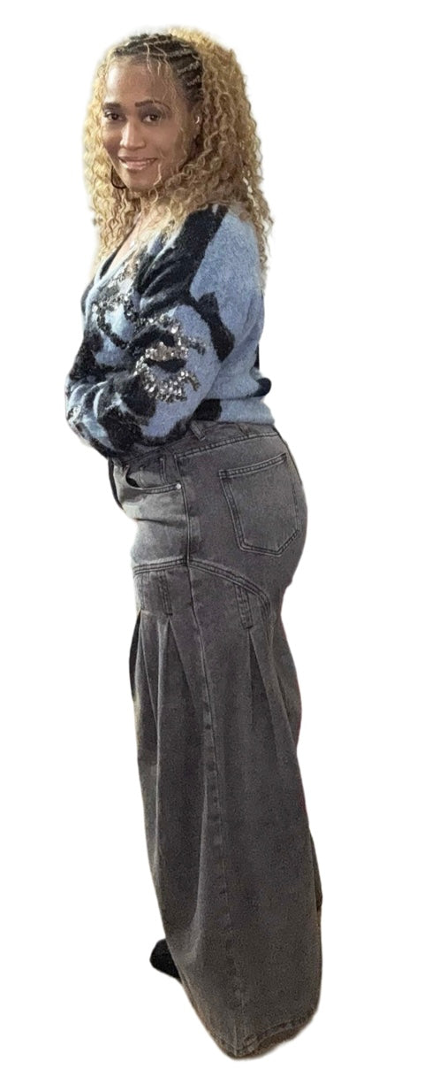 Paris Pleaded Denim