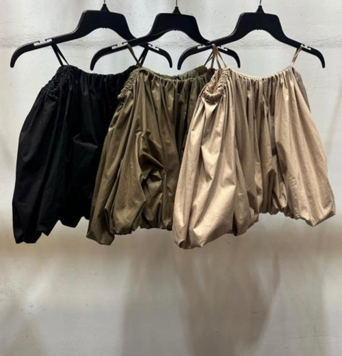Puff Sleeve Crop Top