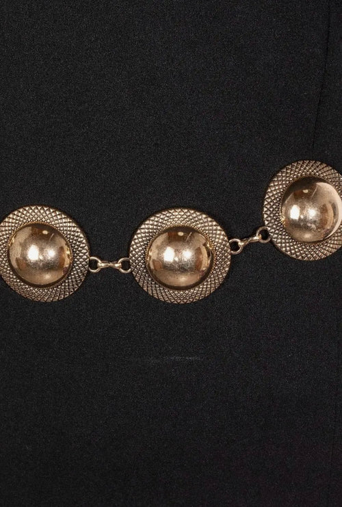 Metallic Dome Disc Chain Belt