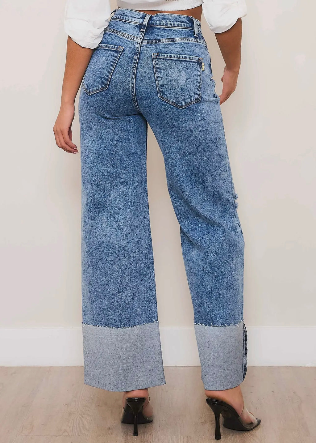 Wide Cuff Jeans