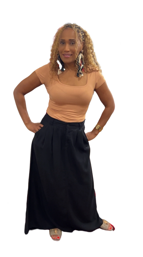 All For You Square Neck Tee Jersey
Knit Top