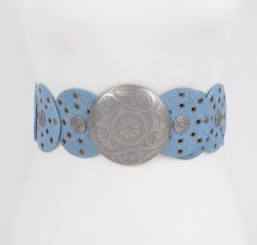 Denim Multi Eyelet Rounds
Western Belt
