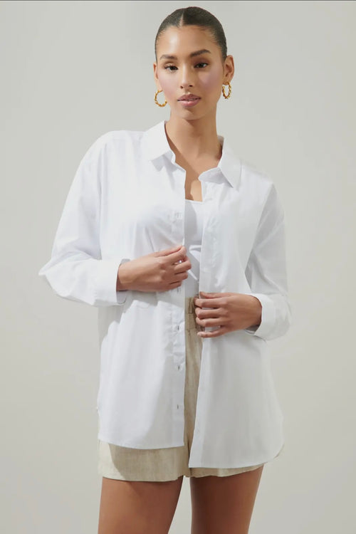 Dream State Oversized Button
Down Shirt