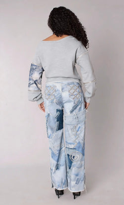 Vintage Patchwork Jeans