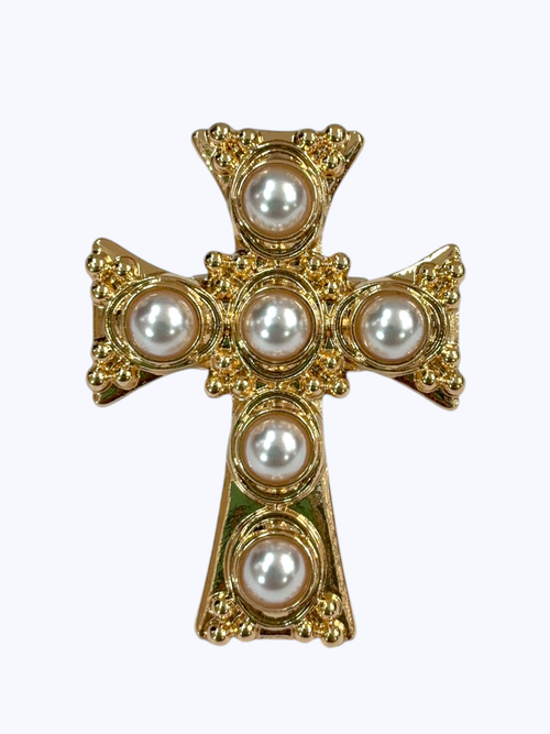 Pearl Cross Ring