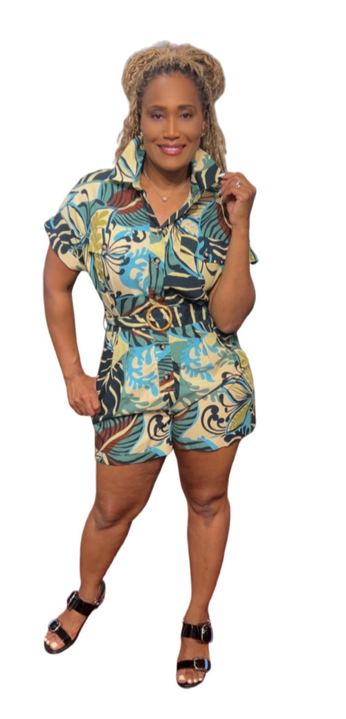 Tropical Romper