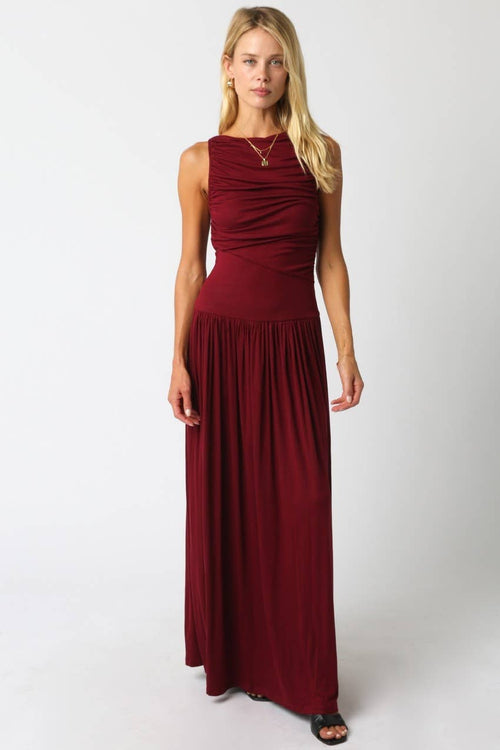 Leni Drop Waist Maxi