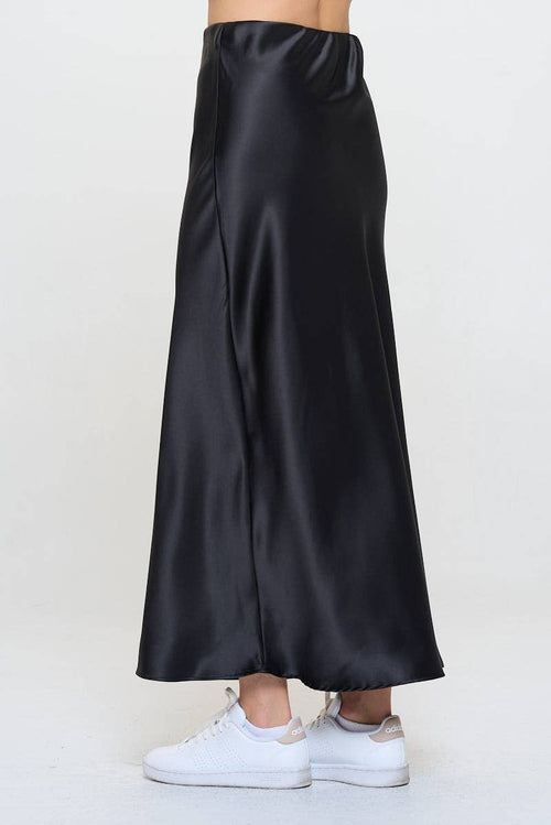 Silky Satin Maxi Skirt