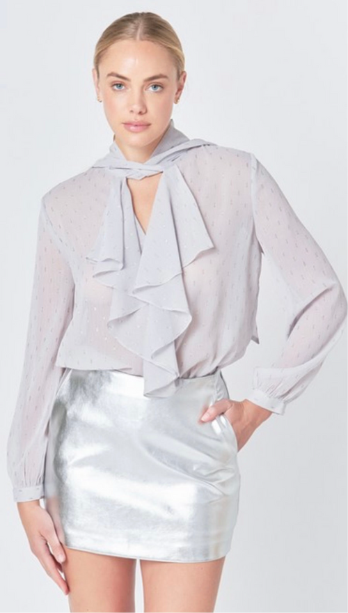 Lea Ruffle Blouse