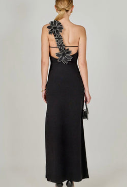 Back Floral Statement Dress
