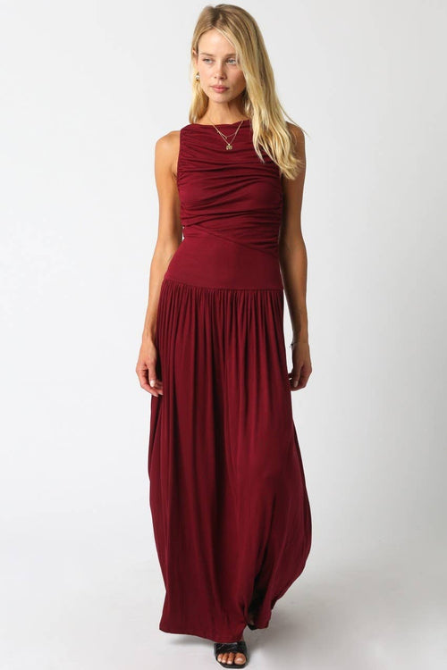 Leni Drop Waist Maxi