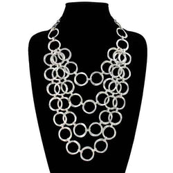 Circle Matte Chain Necklace