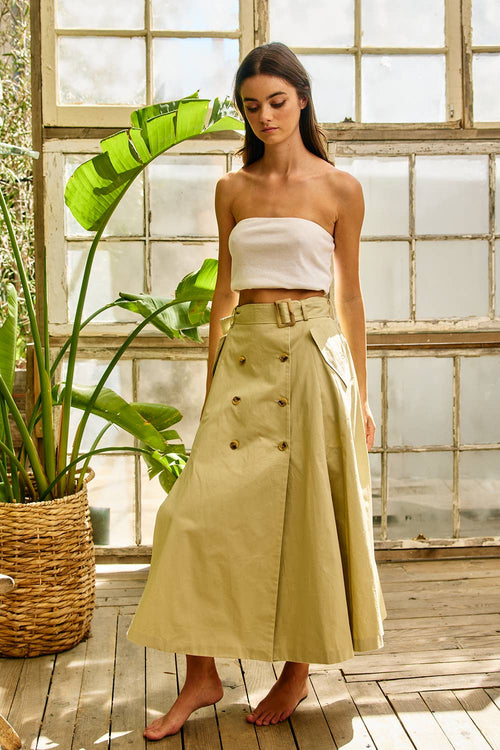 Trench Duo Skirt Set