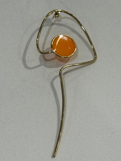 Mismatched Poppers : 14k Gold Plated Brass