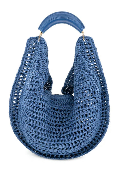 Raffia Hobo Bag