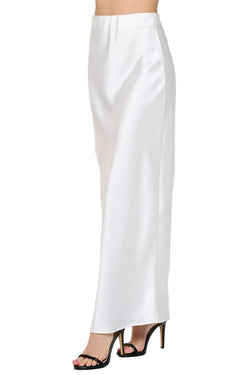 Silky Satin Maxi Skirt