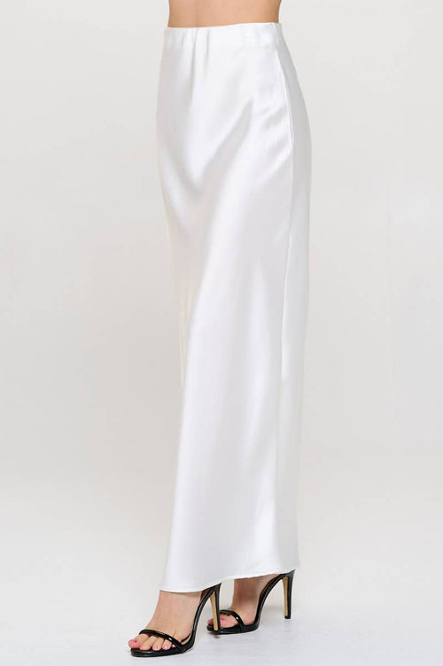 Silky Satin Maxi Skirt