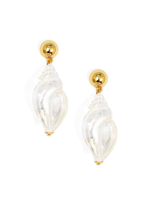 Iridescent Seashell Drop: WHT