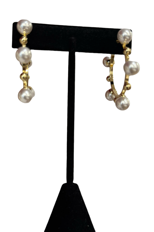 Pearl Hoops