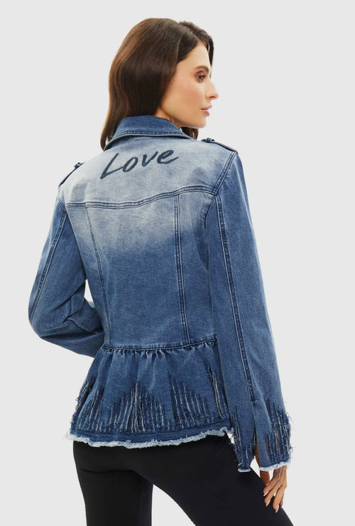 Blue Love Denim Jacket