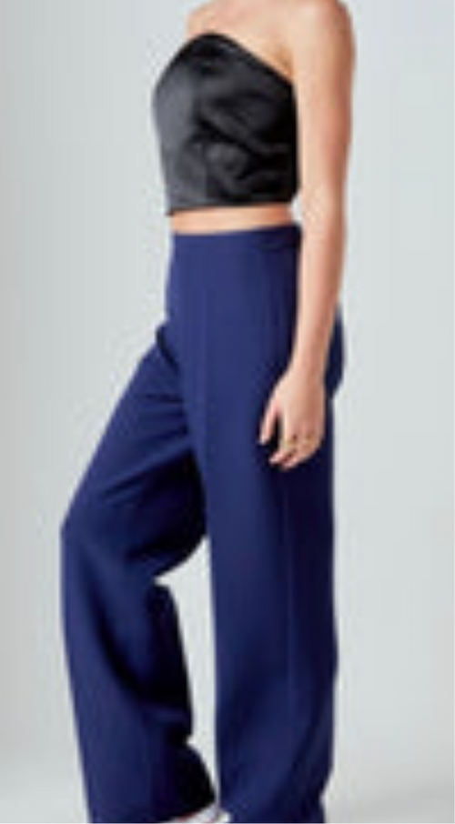 Boss-like Zip Up Suit Trousers