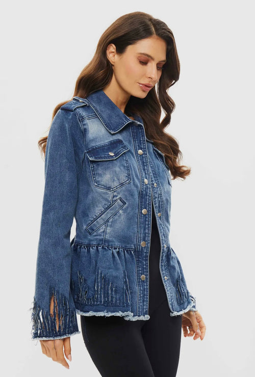 Blue Love Denim Jacket