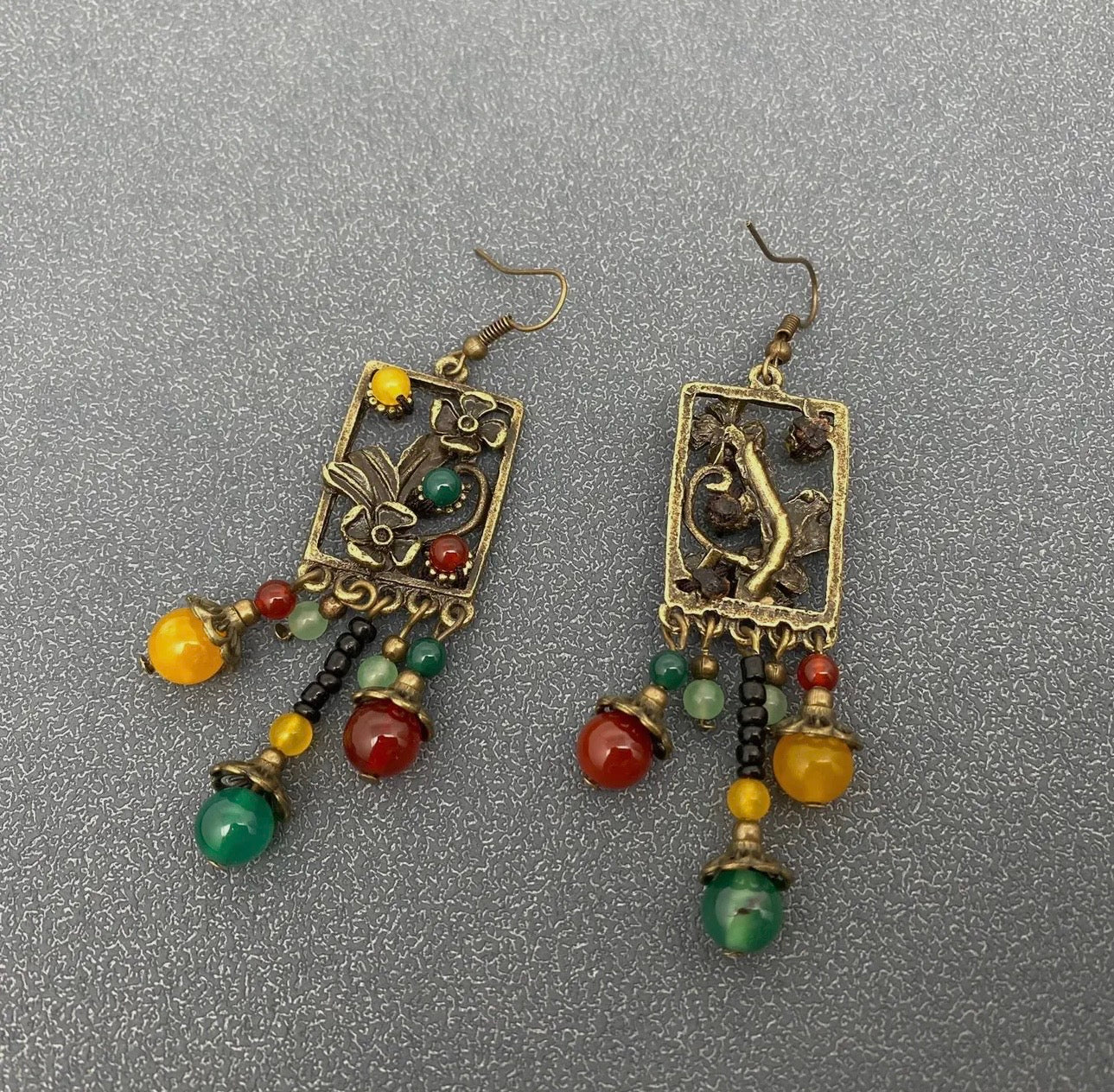 Glass Beaded Dangle
