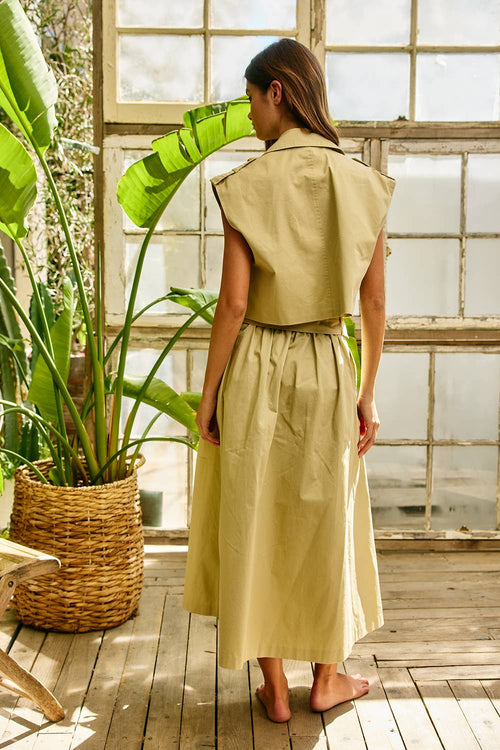 Trench Duo Skirt Set