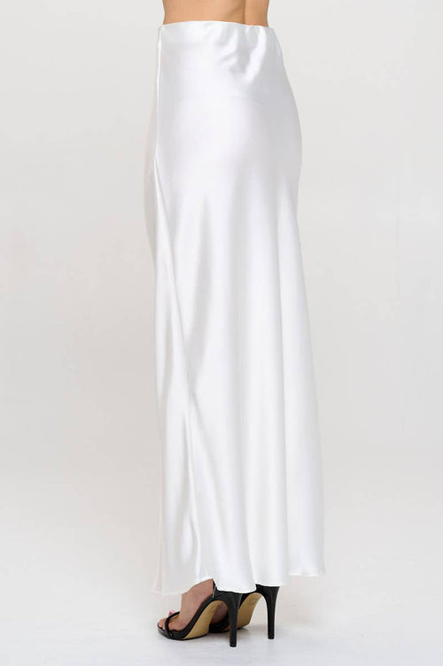 Silky Satin Maxi Skirt