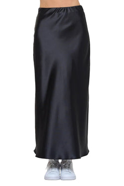 Silky Satin Maxi Skirt