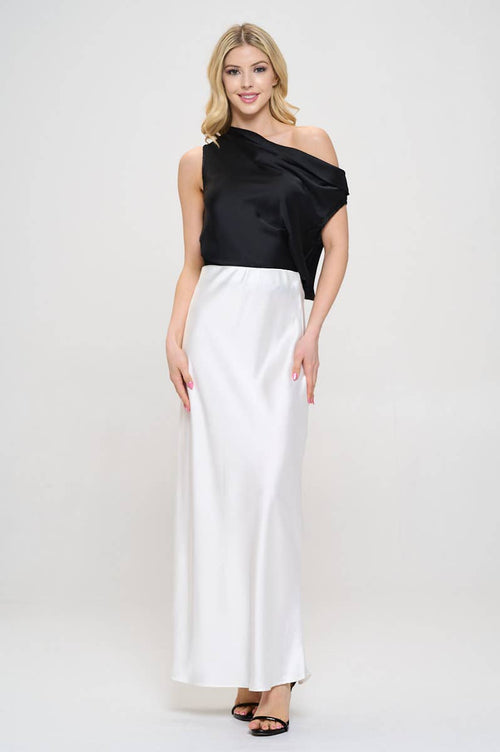 Silky Satin Maxi Skirt