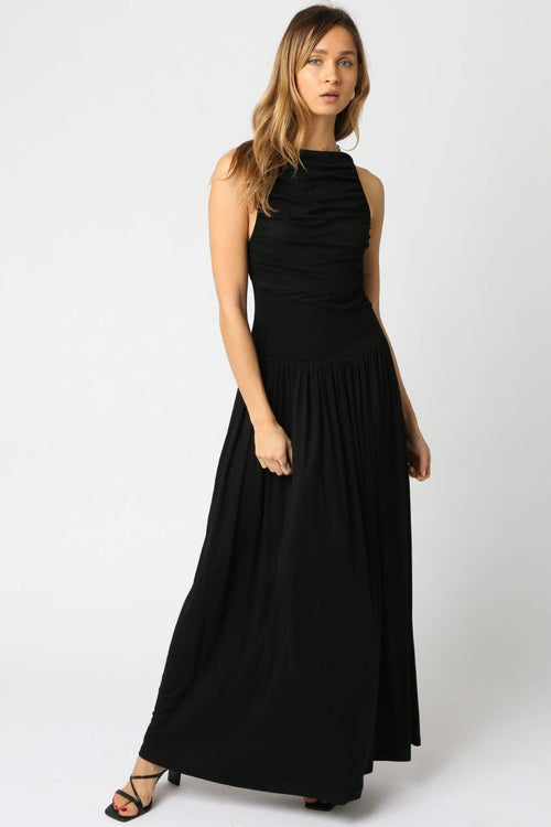 Leni Drop Waist Maxi Dress