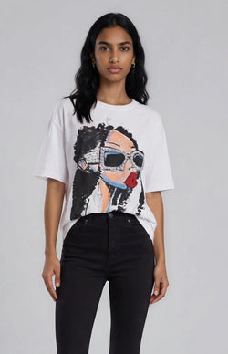 Studded Sunglasses Graphic Tee