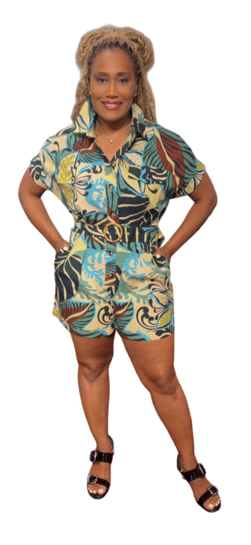 Tropical Romper
