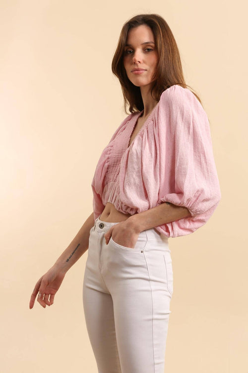 Crop Bliss (Light Pink)