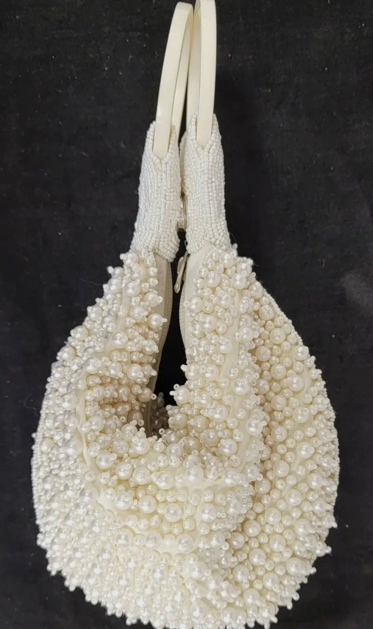 Beaded Wristlet Pearl