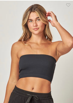 Stretchy Ribbed Seamless Tube Top