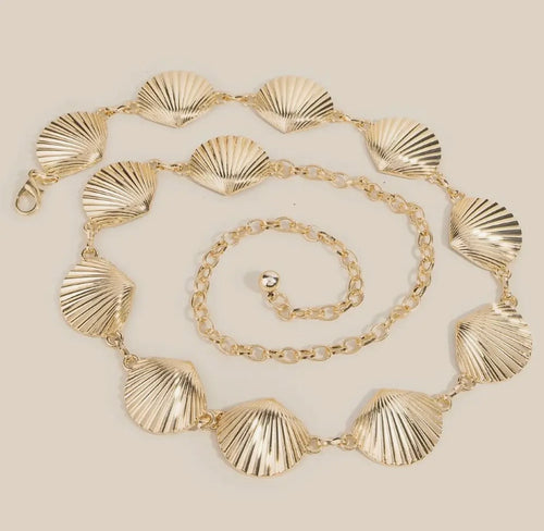 Seashell Link Chain Belt