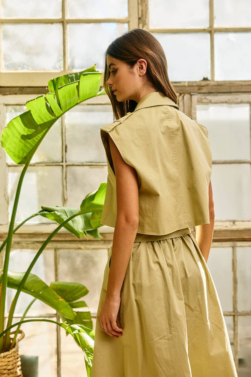 Trench Duo Skirt Set