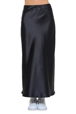 Silky Satin Maxi Skirt