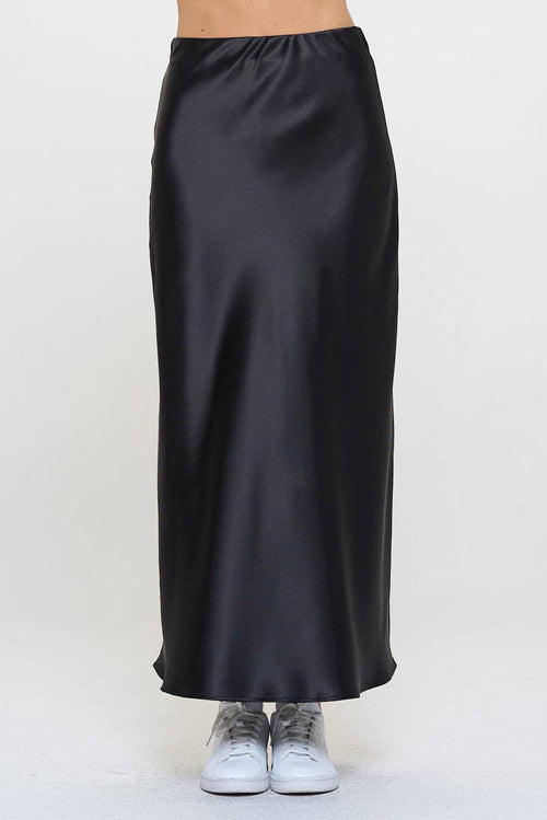 Silky Satin Maxi Skirt