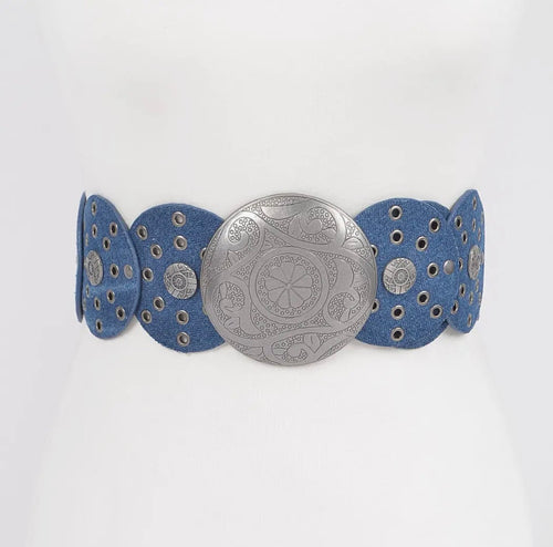 Denim Multi Eyelet Rounds
Western Belt