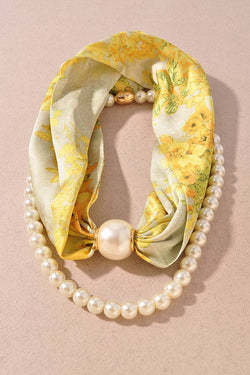 Pearl Scarf: Yellow