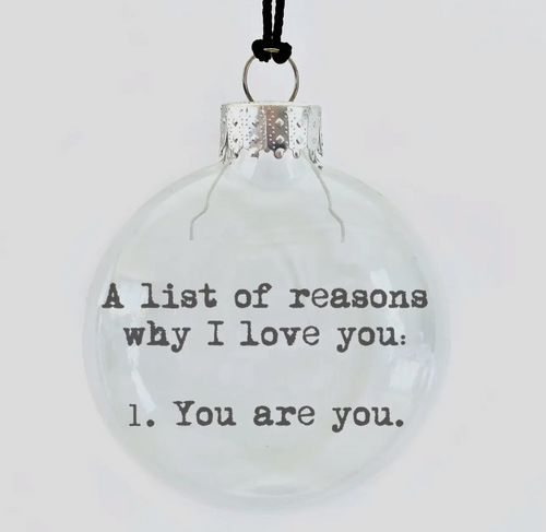 A List of Reasons