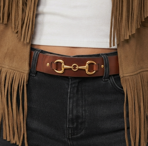Sienna Snaffle Horse Bit Belt
