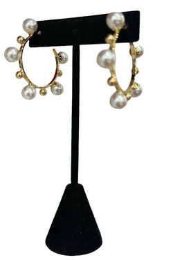 Pearl Hoops