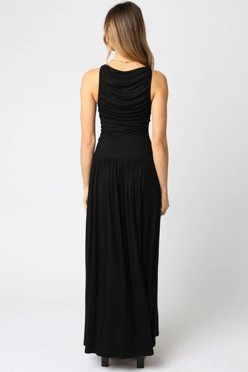 Leni Drop Waist Maxi Dress
