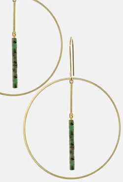 Turquoise Hoop Crossing