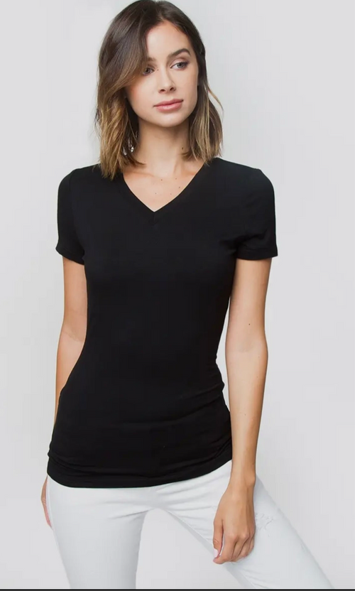 Megan V Neck Top